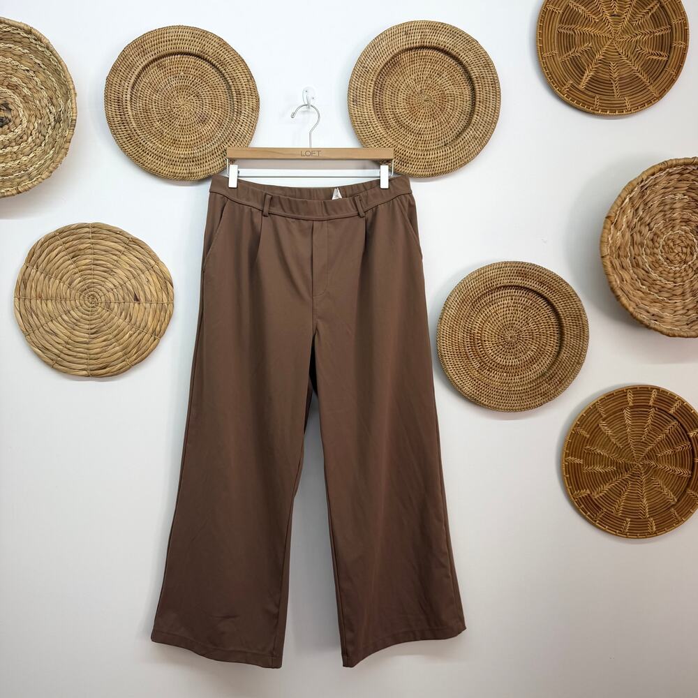 Halara Brown Wide Leg Pants XL PETITE